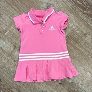 Adidas Kids Pink Polo Dress 12 month